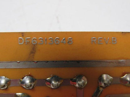 Yasnac DF6313648 Rev B Circuit Board Card PCB