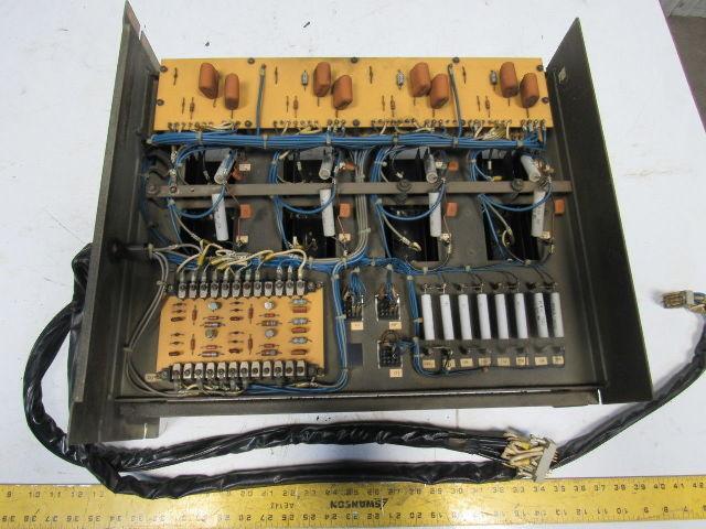 Mitsubishi Power Source Panel Component EDM DWC-80 28 Channel Relay Center PLC