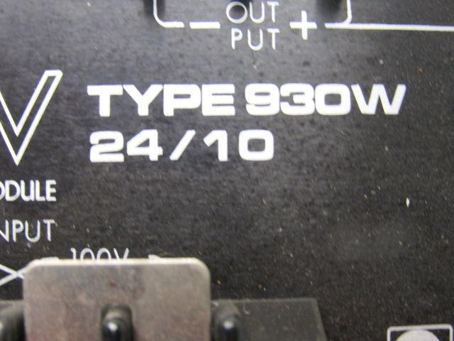 Nissin Type 930W 24/10 100V AC Primary Input Regulated DC Output Power Supply