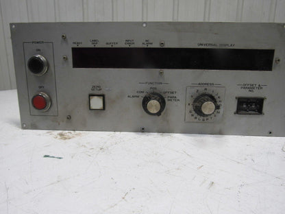 YASNAC SHIZUOKA 58407 Operator Interface Control Panel 3 Axes CNC