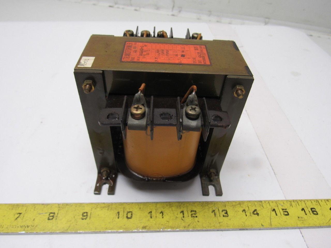 Mitsubishi B862405-2 200-210/220V Pri 100V Sec Transformer 200VA 1Ph 50/60Hz