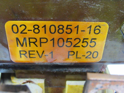 Liebert EM-1 12-794446 Rev 4 02-810851-16 MPR105255 Rev-1 PL20 Transformer