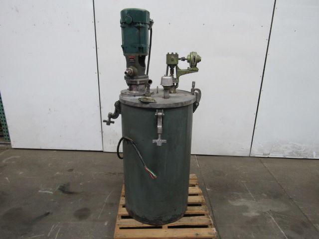 Binks 43-717 50 Gallon Steel Airless Paint Mix Tank W/Agitator & Pump