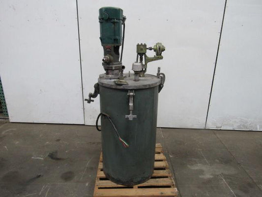 Binks 43-717 50 Gallon Steel Airless Paint Mix Tank W/Agitator & Pump