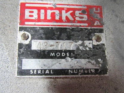 Binks Model 43-717 50 Gallon Steel Airless Paint Mix Tank W/Agitator & Pump