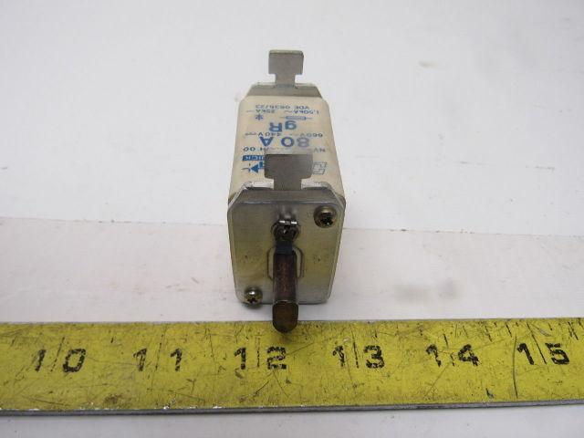 ULTRA QUICK NV 100U NH00 80A Fuse 660V 440V 25kA