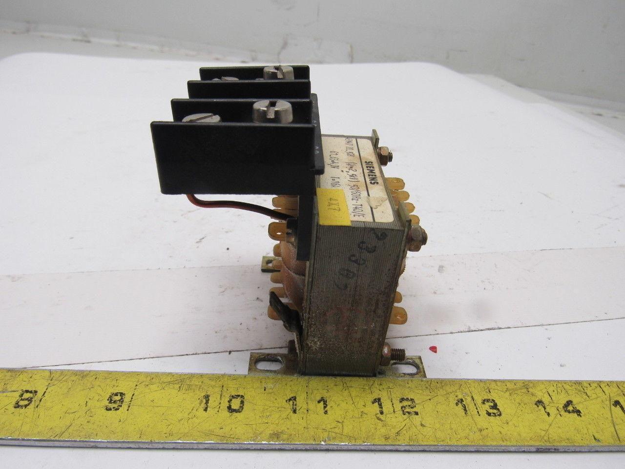 Siemens 4EM47 00.5CB Single Phase Transformer 50/90Hz-T40/E