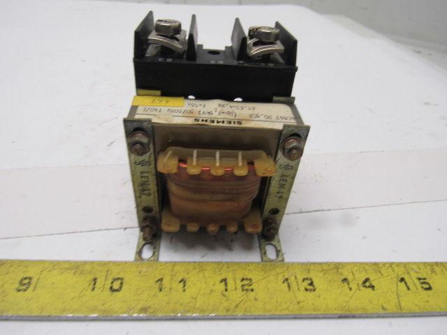 Siemens 4EM47 00.5CB Single Phase Transformer 50/90Hz-T40/E