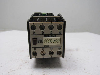 Siemens 3TB4017-0B Contactor 24VDC Coil