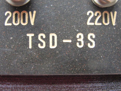 Soldick TSD-3S 300Va Transformer 200-220-240 Pri 100-110-115V Sec