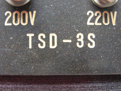 Soldick TSD-3S 300Va Transformer 200-220-240 Pri 100-110-115V Sec