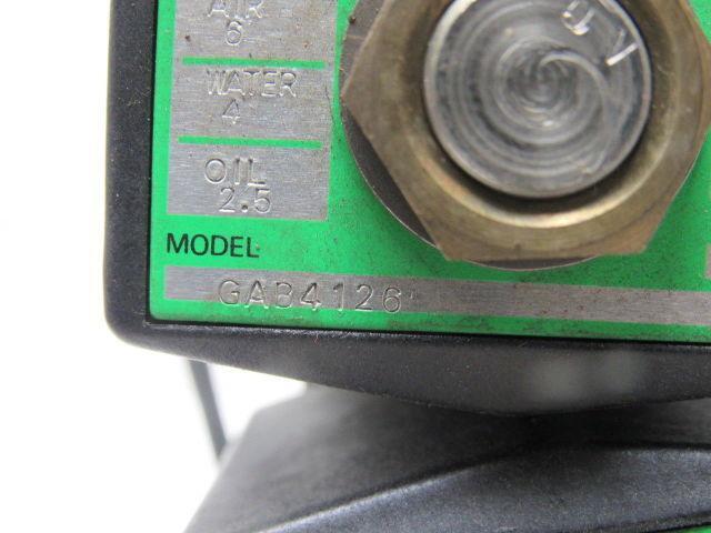 CKD GAB4126 3 Port Solenoid Valve Air /Water/Oil 1/2" x 1/4" NPT Ports 100/110V