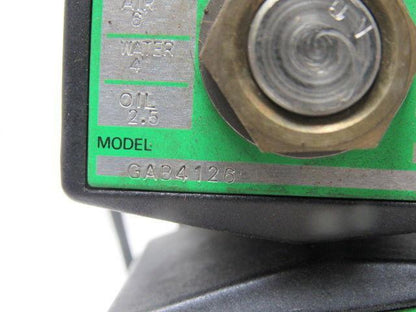 CKD GAB4126 3 Port Solenoid Valve Air /Water/Oil 1/2" x 1/4" NPT Ports 100/110V