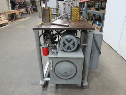5 Hp Double Cylinder Custom Hydraulic Punch Press 2 Hole Punch for 1" Tube 460V