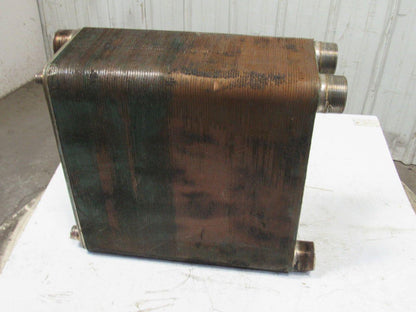 Flat Plate FP10x20L-2201Ad/AIRCEL Brazed Plate Heat Exchanger 2-1/2"NPT 450PSI