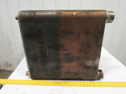 Flat Plate FP10x20L-2201Ad/AIRCEL Brazed Plate Heat Exchanger 2-1/2"NPT 450PSI