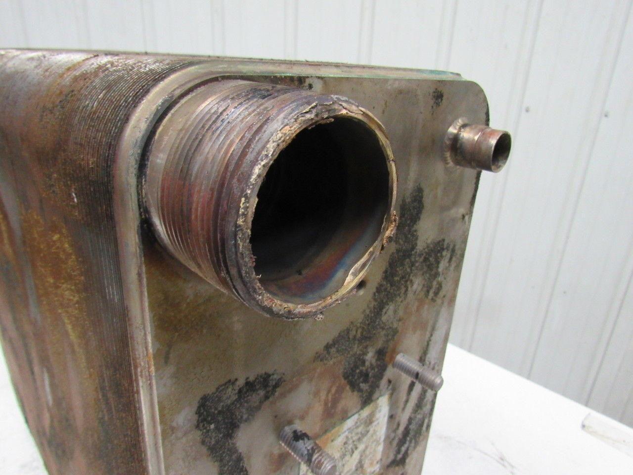 Flat Plate FP10x20L-2201Ad/AIRCEL Brazed Plate Heat Exchanger 2-1/2"NPT 450PSI