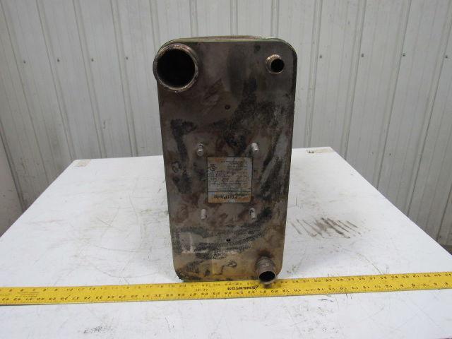 Flat Plate FP10x20L-2201Ad/AIRCEL Brazed Plate Heat Exchanger 2-1/2"NPT 450PSI