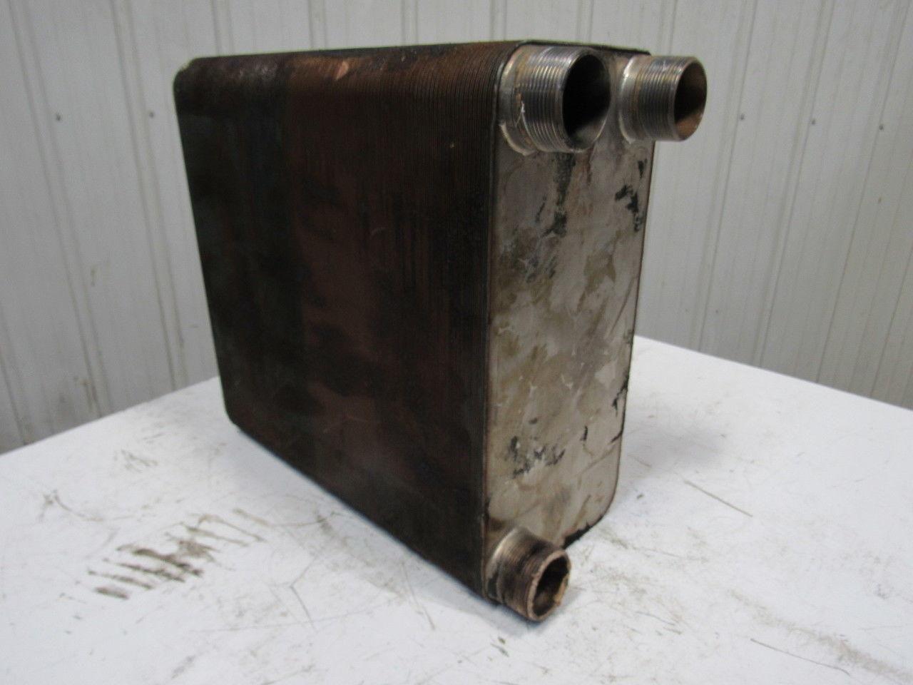 Flat Plate FP10x20L-2201Ad/AIRCEL Brazed Plate Heat Exchanger 2-1/2"NPT 450PSI
