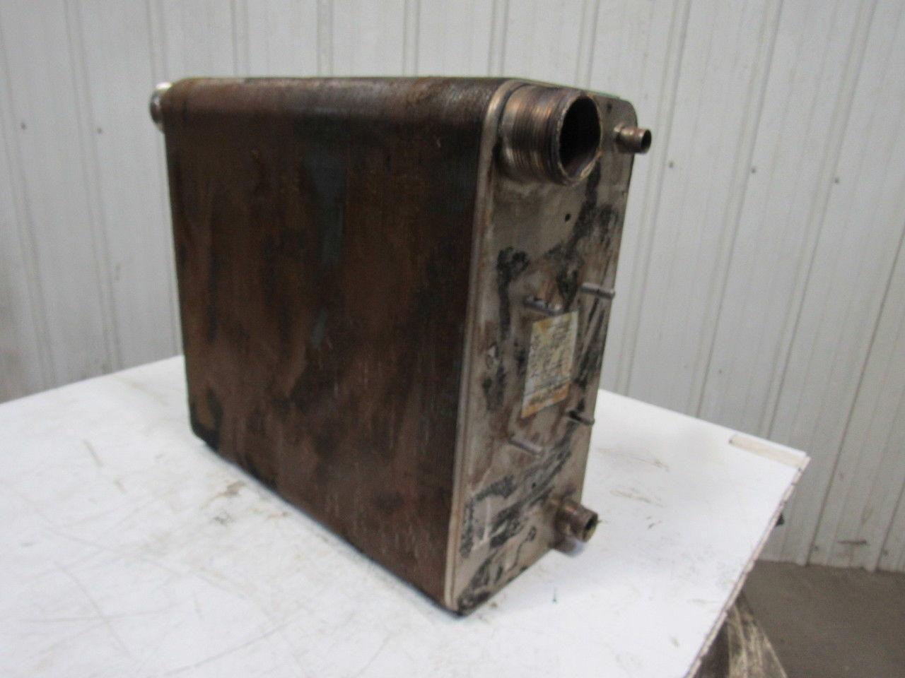 Flat Plate FP10x20L-2201Ad/AIRCEL Brazed Plate Heat Exchanger 2-1/2"NPT 450PSI