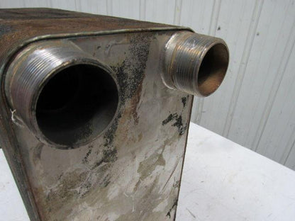 Flat Plate FP10x20L-2201Ad/AIRCEL Brazed Plate Heat Exchanger 2-1/2"NPT 450PSI