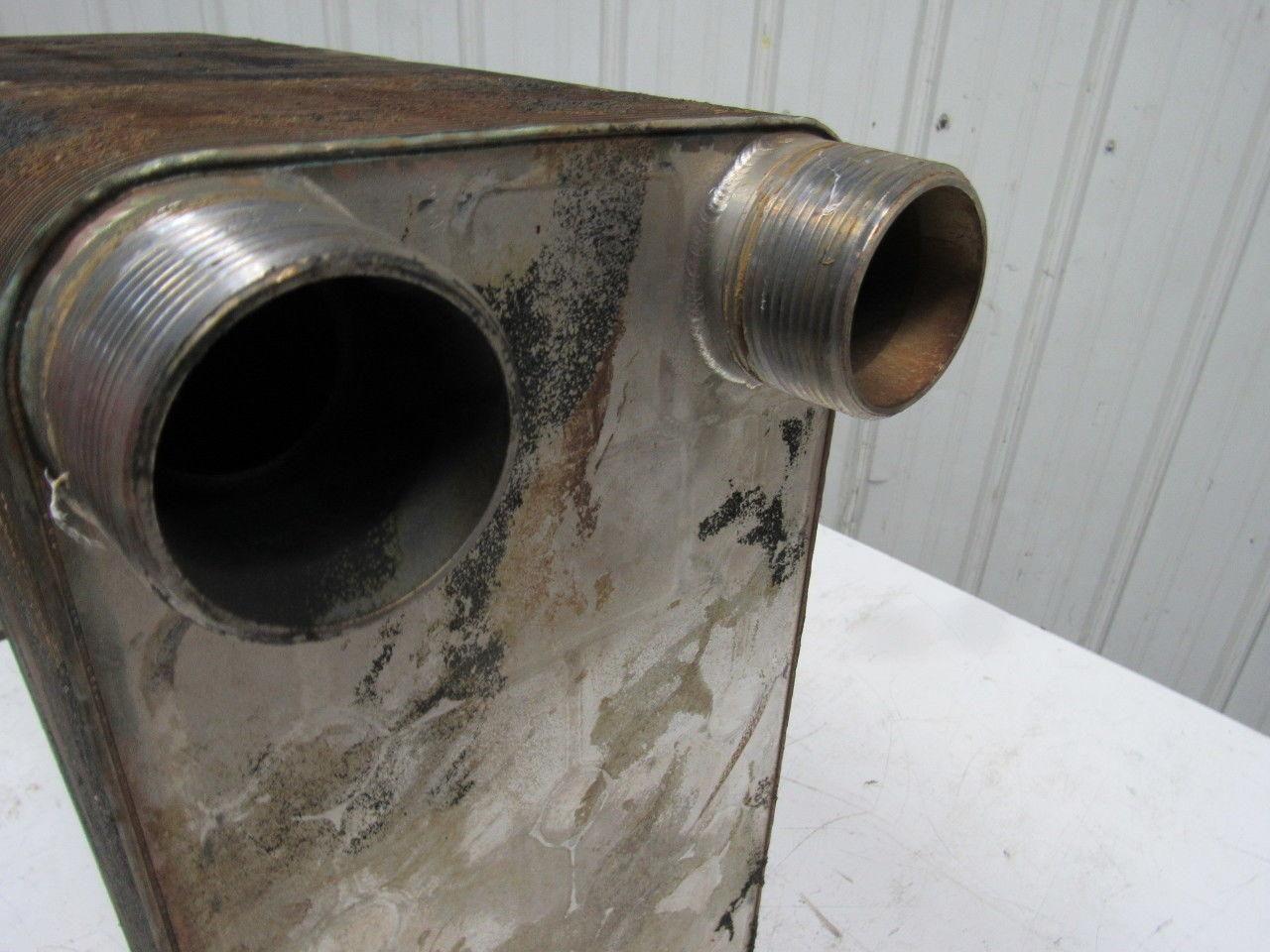 Flat Plate FP10x20L-2201Ad/AIRCEL Brazed Plate Heat Exchanger 2-1/2"NPT 450PSI