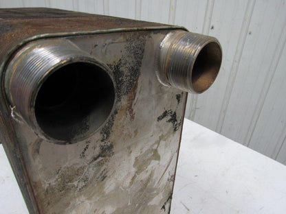 Flat Plate FP10x20L-2201Ad/AIRCEL Brazed Plate Heat Exchanger 2-1/2"NPT 450PSI