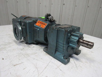 Sew R27D16DT80K4BMG05HR 19.35:1 Ratio 22-107RPM Out 230/460V Inline Gear Motor