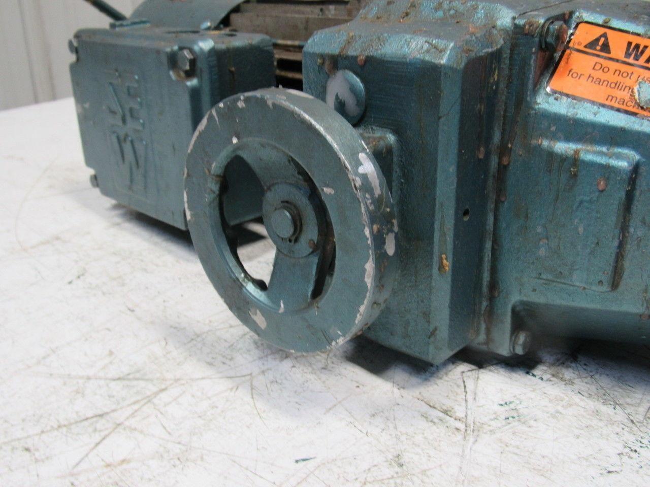 Sew R27D16DT80K4BMG05HR 19.35:1 Ratio 22-107RPM Out 230/460V Inline Gear Motor