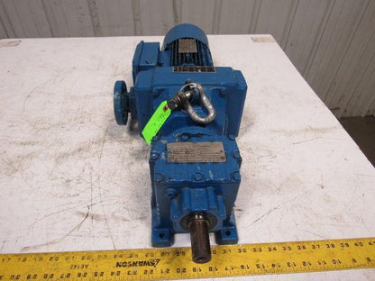 Sew R27D16DT80K4 19.35:1 Ratio 22-107RPM .75Hp 230YY/460Y Vari Speed Gear Motor