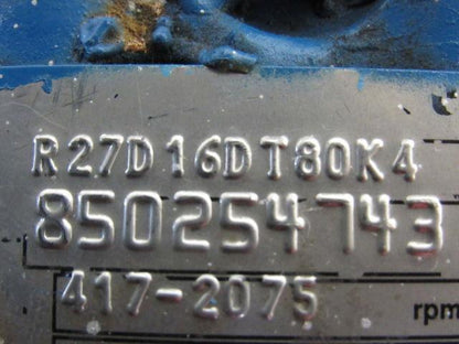 Sew R27D16DT80K4 19.35:1 Ratio 22-107RPM .75Hp 230YY/460Y Vari Speed Gear Motor