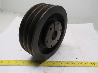 Maurey 3A7.0-B7.4SK 7-1/4" OD 3 Belt Pulley 1-3/8" Bore QD Bushed