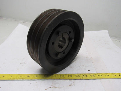 Maurey 3A7.0-B7.4SK 7-1/4" OD 3 Belt Pulley 1-3/8" Bore QD Bushed