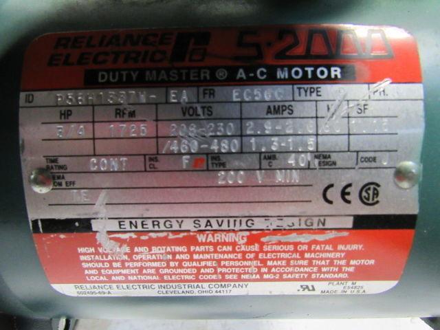 Hytrol 4A 30:1 Ratio 3/4Hp 58RPM 208-230/480V Left Hand Output Conveyor Drive