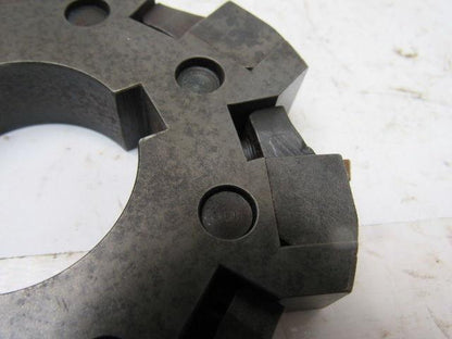 Sandvik 431-2202 4-1/8" 8 Flute Indexing Face Mill 1-1/2" Keyed Arbor