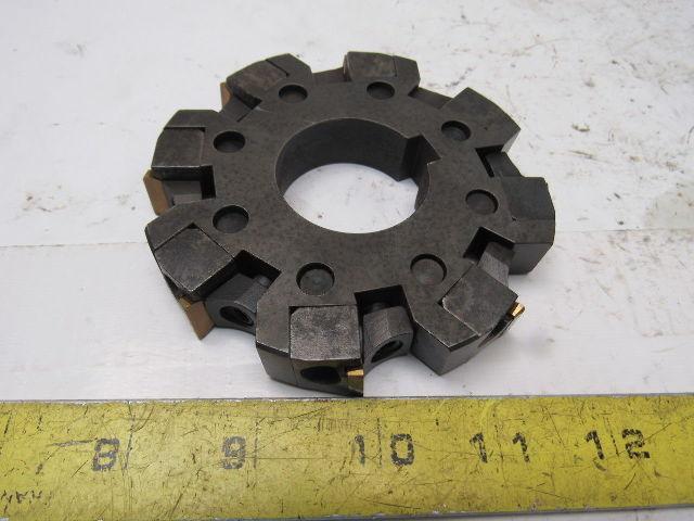 Sandvik 431-2202 4-1/8" 8 Flute Indexing Face Mill 1-1/2" Keyed Arbor
