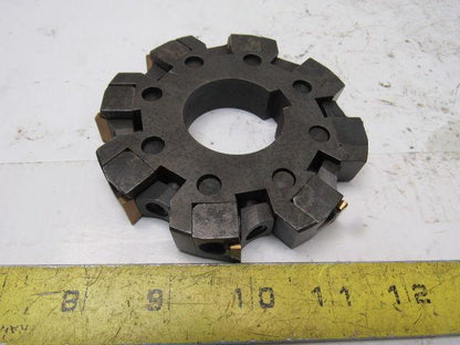 Sandvik 431-2202 4-1/8" 8 Flute Indexing Face Mill 1-1/2" Keyed Arbor