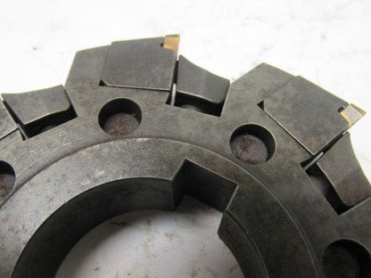 Sandvik 431-2202 4-1/8" 8 Flute Indexing Face Mill 1-1/2" Keyed Arbor