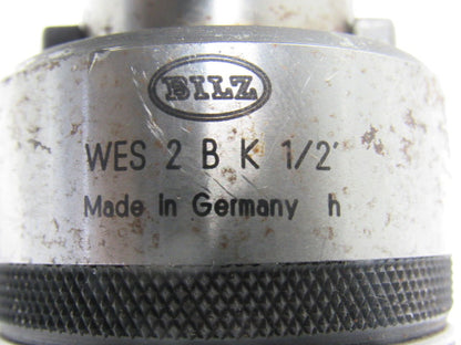 Bilz WES 2 BK 1/2" 1/2" Tap Adaptor Quick Change Thru Coolant