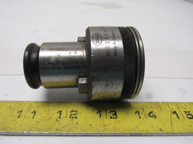 Bilz WES 2 BK 1/2" 1/2" Tap Adaptor Quick Change Thru Coolant