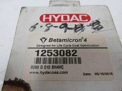 Hydac Betamicron 1253082 Hydraulic Filter Element Cartridge
