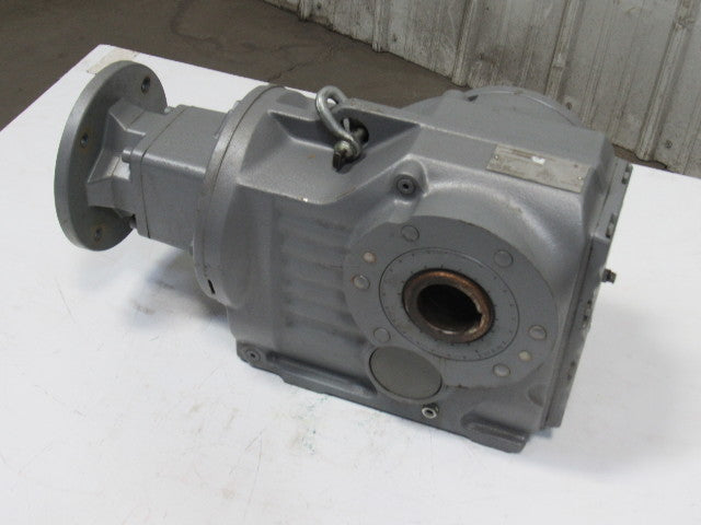 Sew KAZ87AM213/215 24.92 Ratio 1400RPM 56RPM 2-3/8" Output Thru Shaft Gearbox