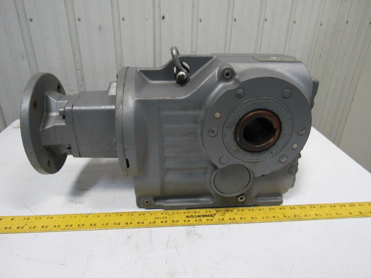 Sew KAZ87AM213/215 24.92 Ratio 1400RPM 56RPM 2-3/8" Output Thru Shaft Gearbox