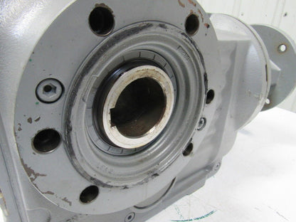 Sew KAZ87AM213/215 24.92 Ratio 1400RPM 56RPM 2-3/8" Output Thru Shaft Gearbox