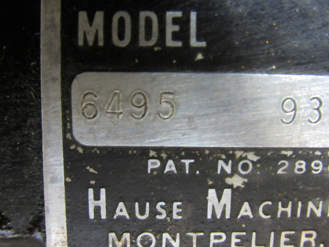 Hause Holomatic Model 6495 Drill Head Spindle Unit 5Hp 3485RPM 230/460V