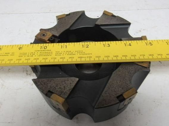 6" Indexing Face End Mill 6 End 2 Face Insert 1-1/2" Arbor