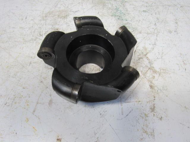 Carboloy R220.29-04.00-10 4-1/2" 5 Flute Indexing Button Face Mill 1-1/2" Arbor