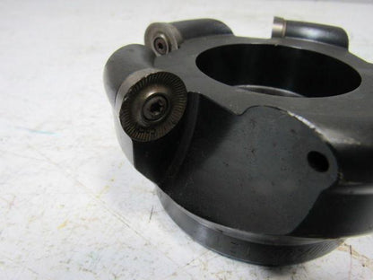 Carboloy R220.29-04.00-10 4-1/2" 5 Flute Indexing Button Face Mill 1-1/2" Arbor