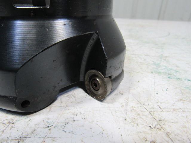 Carboloy R220.29-04.00-10 4-1/2" 5 Flute Indexing Button Face Mill 1-1/2" Arbor