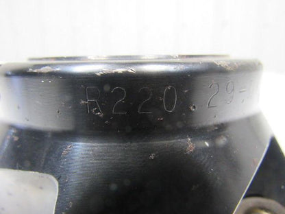 Carboloy R220.29-04.00-10 4-1/2" 5 Flute Indexing Button Face Mill 1-1/2" Arbor